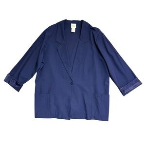 NWT TR Bentley Vintage Blue Blazer Jacket – Size 22W